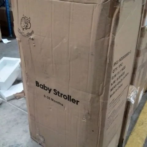 BOXED BABY STROLLER -GREY-