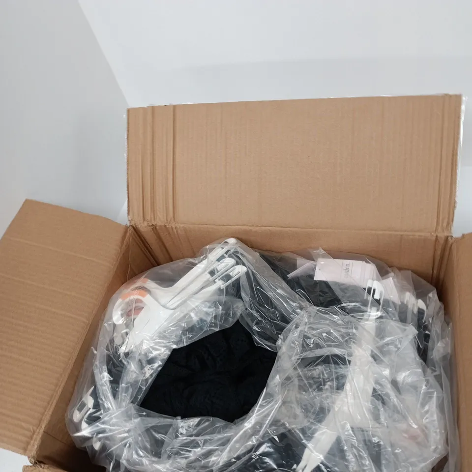 BOX OF APPROXIMATELY 12 BLACK LACE BRALETTES IN ASSORTED SIZES 