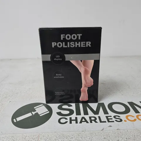 ELECTRIC FOOT FILE (FOOT POLISHER) – BOXED