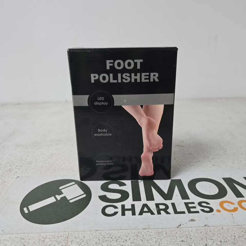 ELECTRIC FOOT FILE (FOOT POLISHER) – BOXED