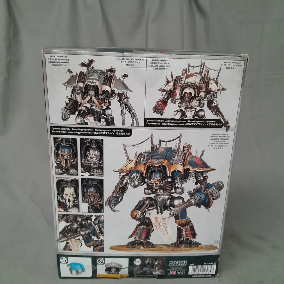 WARHAMMER 40,000 CHAOS KNIGHTS - KNIGHT ABOMINANT