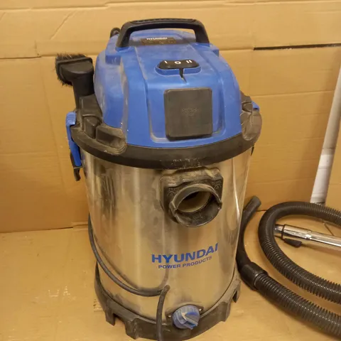 HYUNDAI WET AND DRY VACUUM CLEANER 30L 1400W INDUSTRIAL VACUUM CLEANER