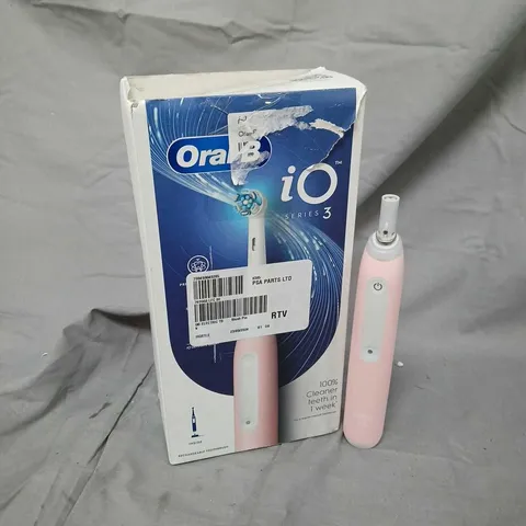 ORAL-B IO SERIES 3 ELECTRIC TOOTHBRUSH – PINK