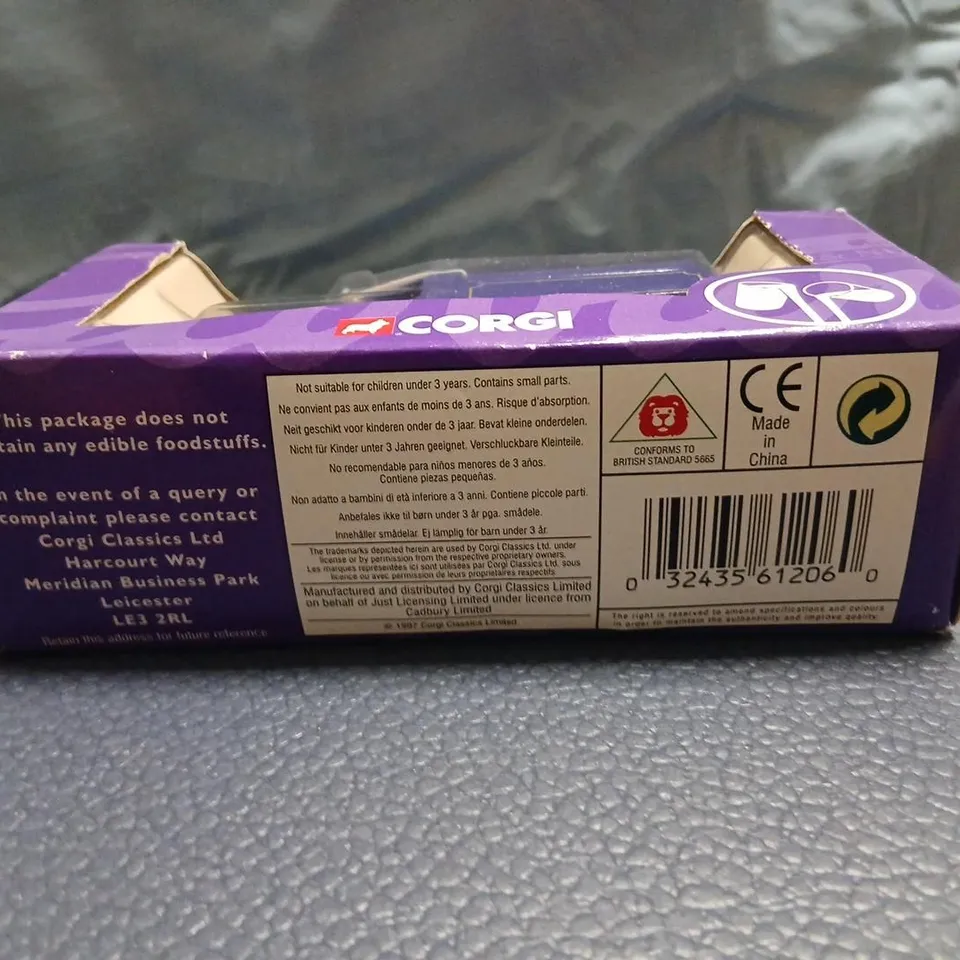 CORGI CLASSICS CADBURY'S DAIRY MILK DIE-CAST TRUCK IN PURPLE BOX (61206)