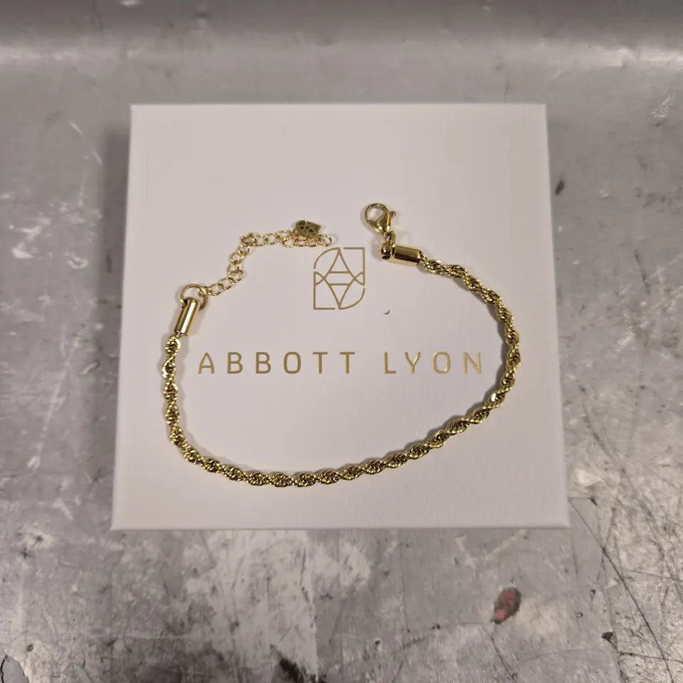 ABBOTT LYON SMALL ROPE CHAIN BRACELET 