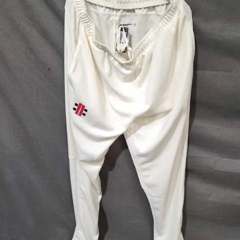 GRAY-NICOLLS IVORY CRICKET TROUSERS, SIZE 2XL
