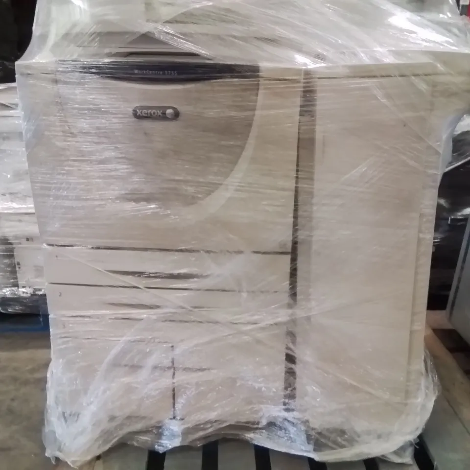 PALLET CONTAINING PRINTERS