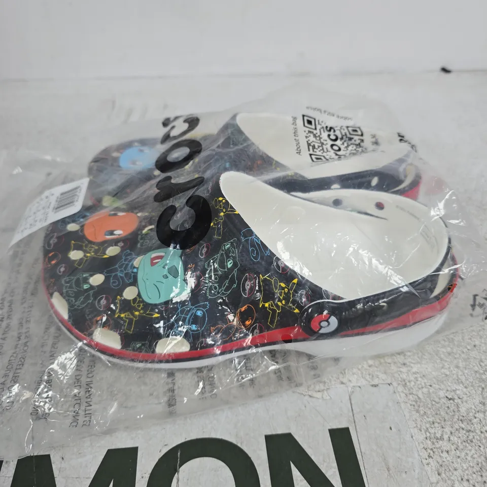 SEALED CROCS POKEMON PRINT UNISEX CHILDREN'S CLOGS - UK SIZE 5