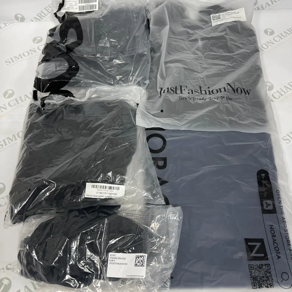 MEDIUM BOX OF ASSORTED CLOTHING TO INCLUDE ASOS, JUSTFASHION NOW AND H&M