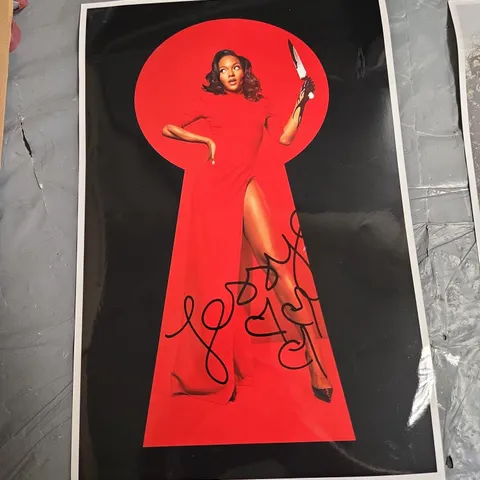 FOUR AUTOGRAPHED PHOTOGRAPHS OF JESSYE ROMEO 