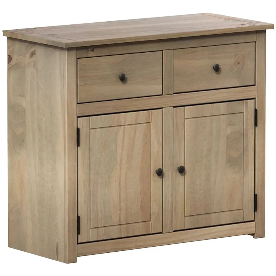 BOXED VIDA DESIGNS PANAMA 2 DOOR 2 DRAWER SIDEBOARD