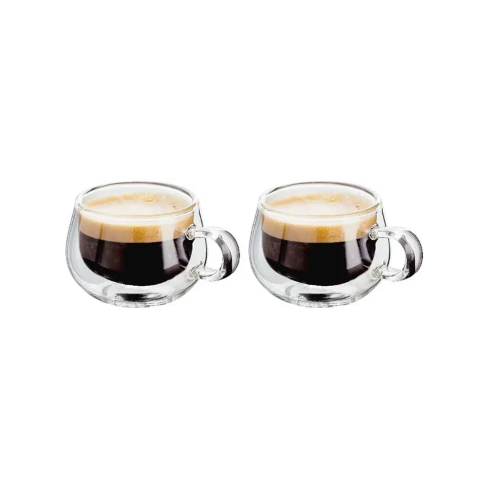 BOXED JUDGE SET OF 2 DOUBLE WALLED GLASS ESPRESSO GLASSES