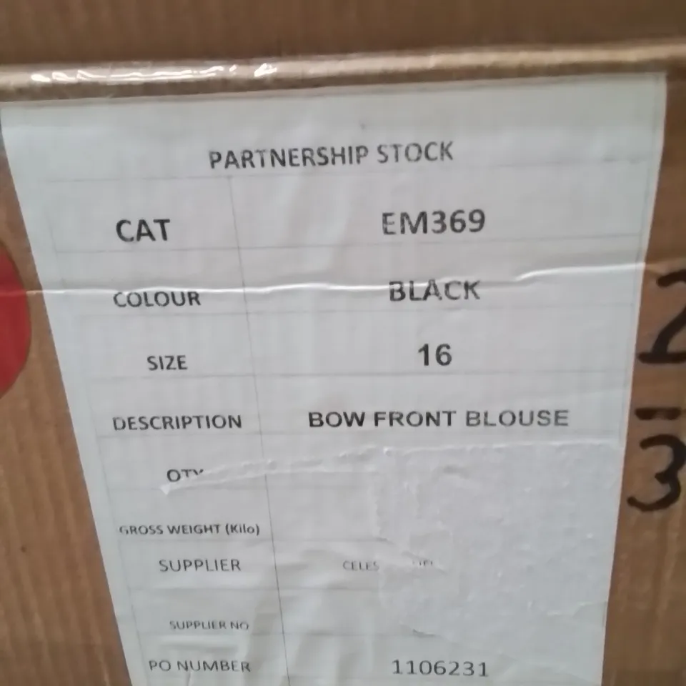 BOXED BRAND NEW APPROXIMATELY 10 SIMPLY BE BOW FRONT BLOUSE BLACK SIZE 16