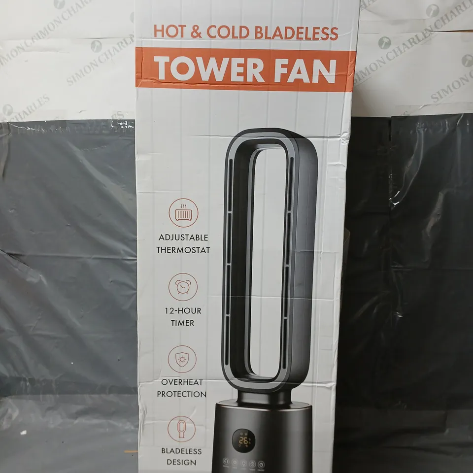 BOXED HOMESMART HOT & COLD BLADELESS TOWER FAN