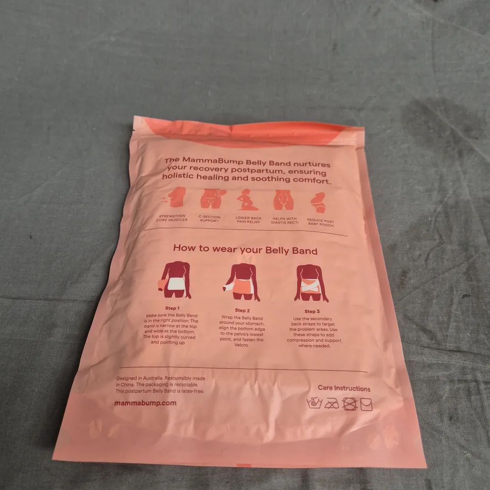 MAMMABUMP POSTPARTUM BELLY BAND - SIZE M