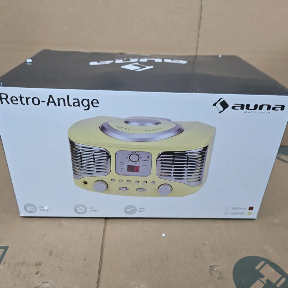 AUNA RETRO STEREO SYSTEM – BOXED