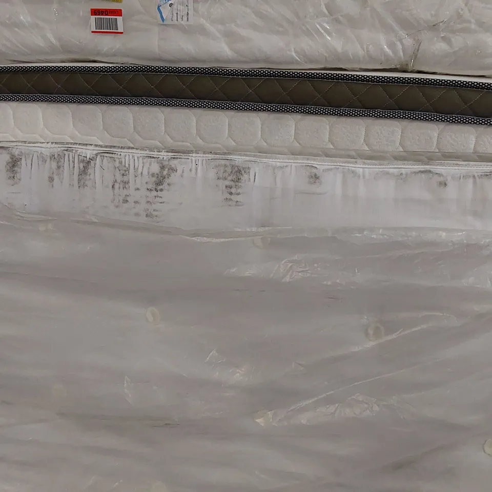 QUALITY BAGGED 5' KING AFIA SERENITY QUALITY EGYPTIAN COTTON HAND TUFTED COIL SPRUNG MATTRESS