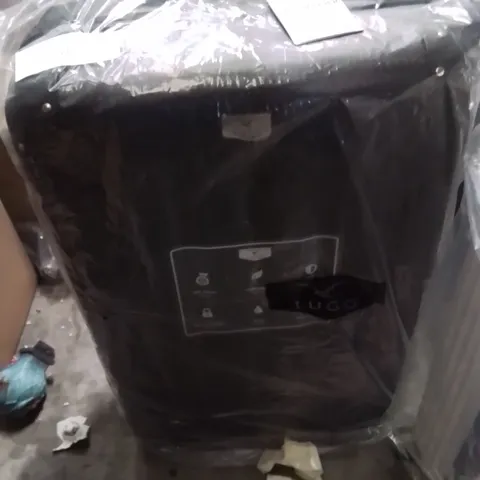 BAGGED LUGG PURPLE TRAVEL SUITCASE BLACK