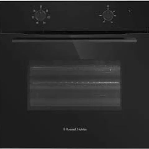 BOXED RUSSELL HOBBS RHFEO7008MB BUILT IN ELECTRIC SINGLE OVEN - MATTE BLACK