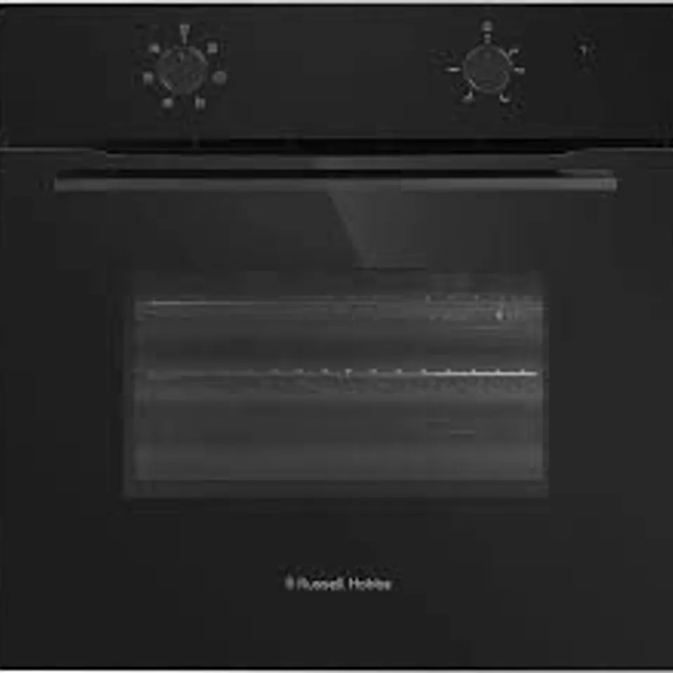 BOXED RUSSELL HOBBS RHFEO7008MB BUILT IN ELECTRIC SINGLE OVEN - MATTE BLACK