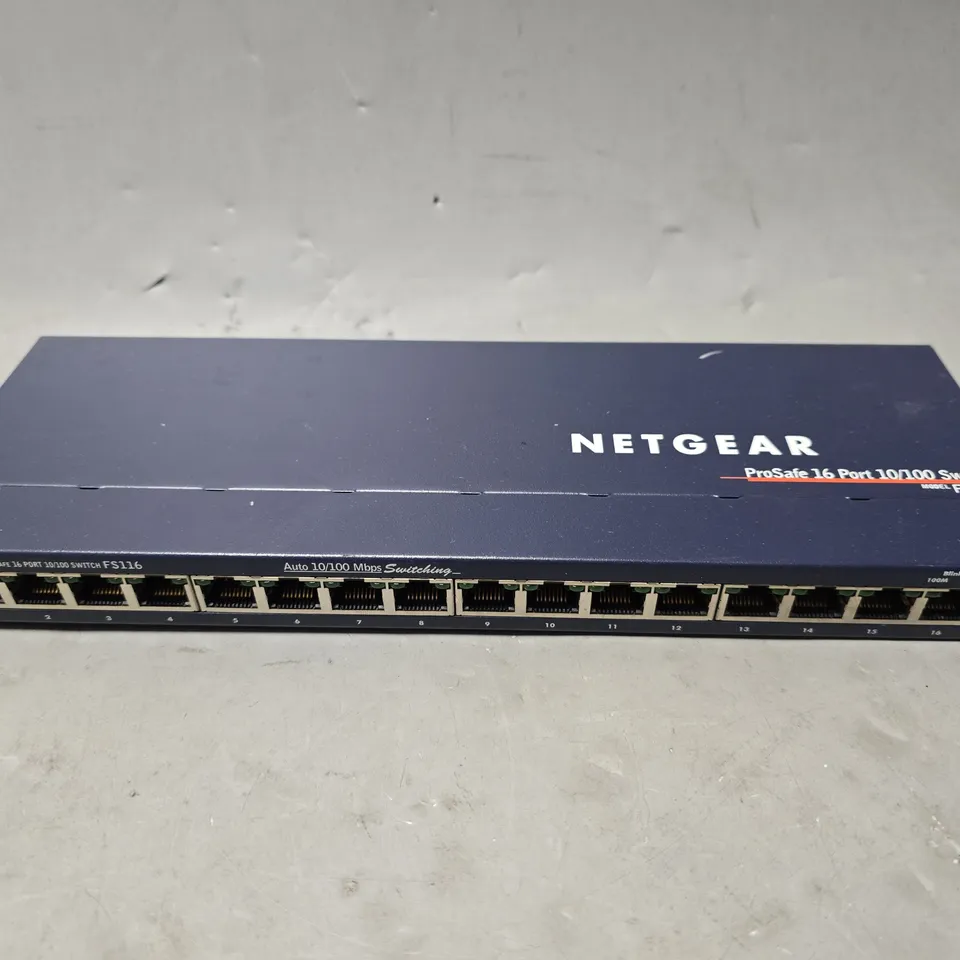 NETGEAR PROSAFE 16 PORT 10/100 SWITCH FS116