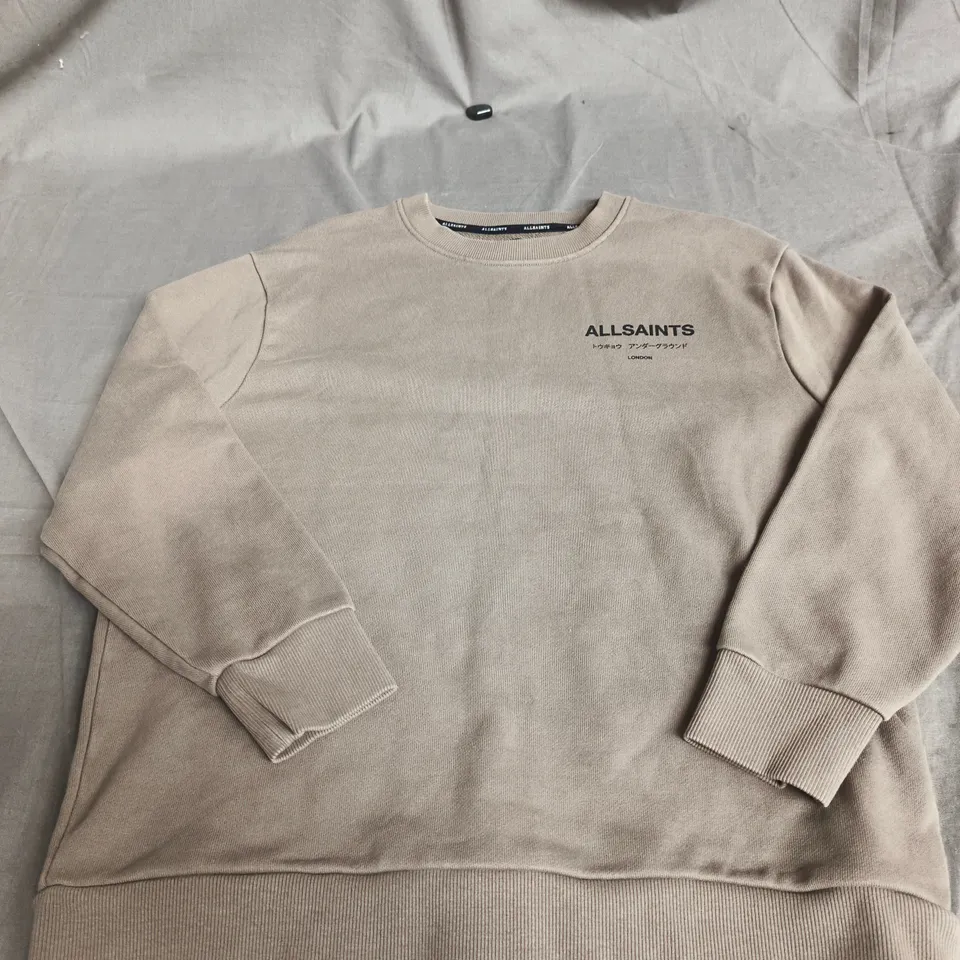 ALL SAINTS CREW NECK LONG SLEEVE SWEATER SIZE 8-9 YRS 