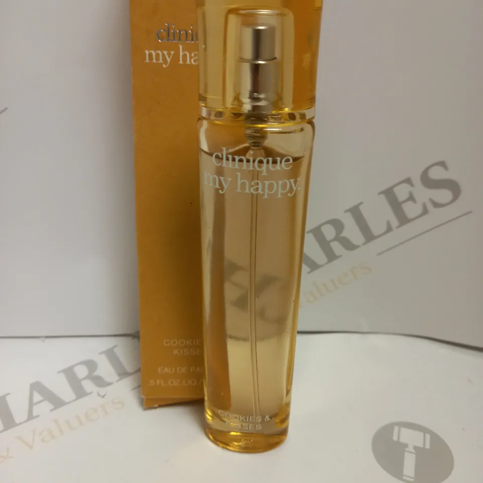 BOXED CLINIQUE MY HAPPY COOKIES AND KISSES EAU DE PARFUM 15ML
