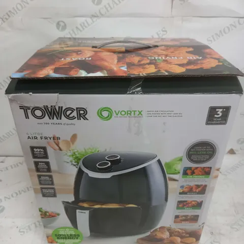 BOXED TOWER 4 LITRE AIR FRYER