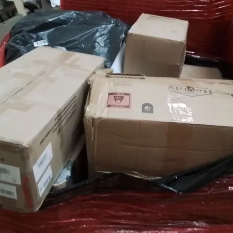 PALLET OF ASSORTED HOUSEHOLD GOODS AND PRODUCTS TO INCLUDE;DUMBELL,CAT TREE,SWIMMING POOL