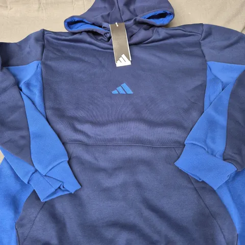 ADIDAS LOGO OVER HEAD HOODIE - SIZE M