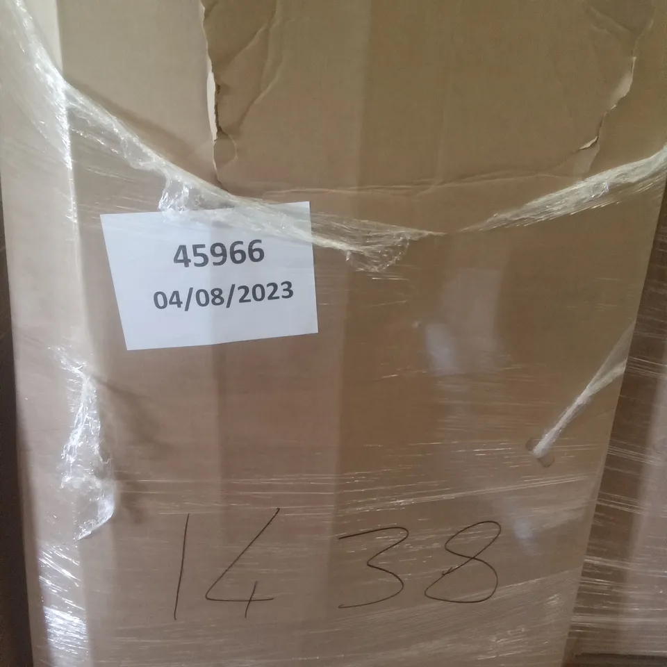 PALLET OF ASSORTED ITEMS INCLUDING ALUMINIUM COOKWARE SET, RETRACTABLE SAFETY GATE, TOILET SEAT, CORKBOARD WORLD MAP, CUSIMAX DEEP FRYER, PURE COOL FAN