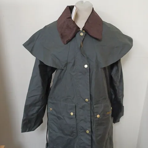 BARBOUR FELLBACK WAX COAT SIZE 12