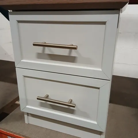 CLEVERTON 2 DRAWER BEDSIDE