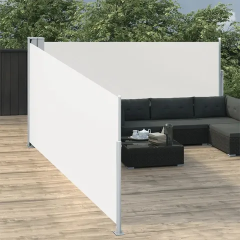 BOXED DAKOTA FIELDS 1000 W 0.1 D GLASS COVER RETRACTABLE WINDOW AWNING (1 BOX)