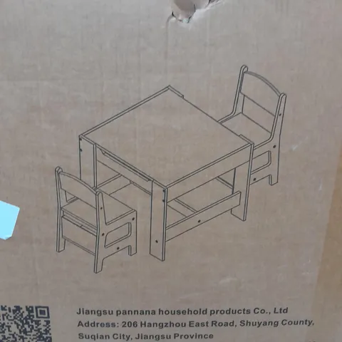 BOXED TODDLER TABLE AND CHAIR SET - COLLECTION