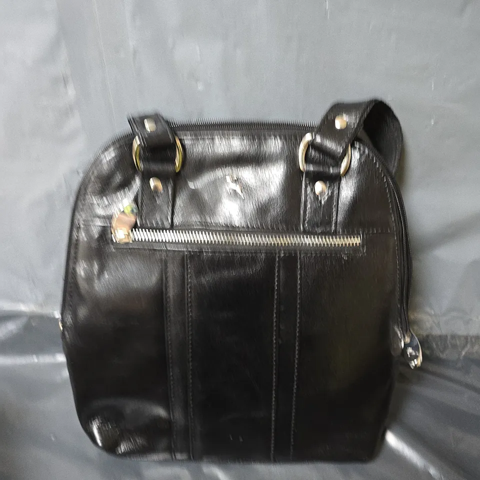 ASHWOOD MULTI BLACK LEATHER BACKPACK