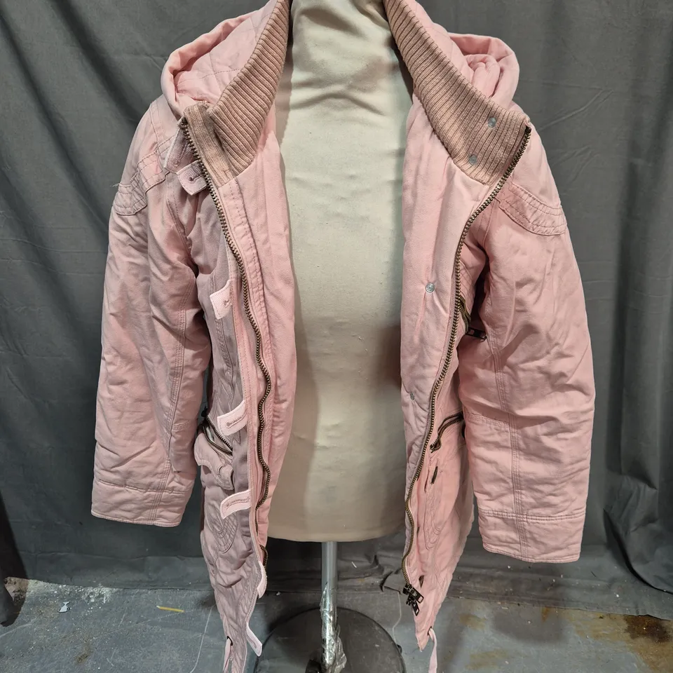 BUFFALO COAT IN PINK SIZE 8