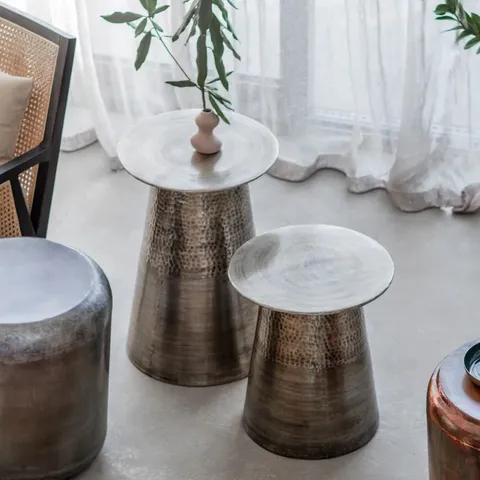 BOXED LANGLEY 2 PIECE NEST OF TABLES 