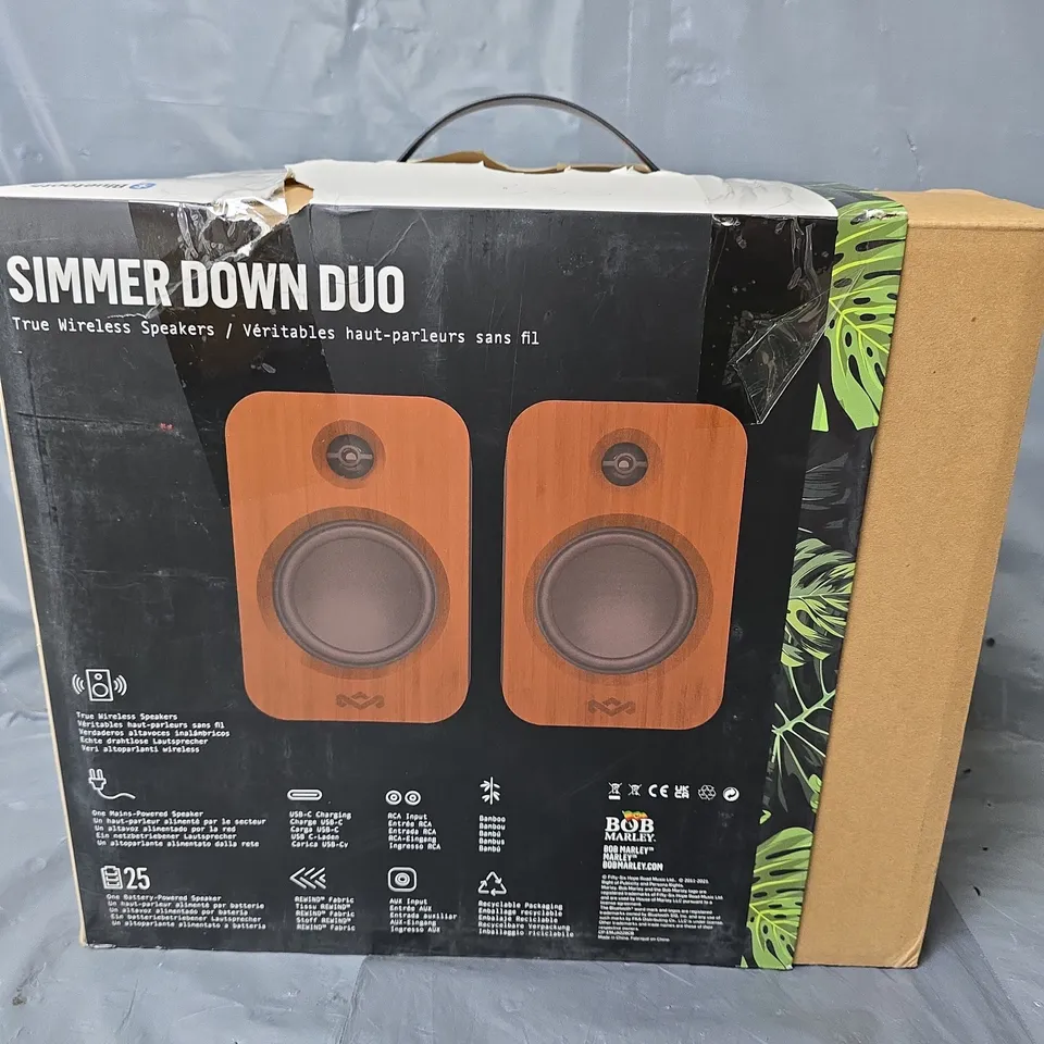 HOUSE OF MARLEY SIMMER DOWN DUO SPEAKERS