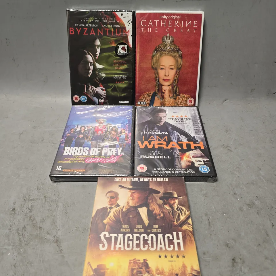 APPROXIMATELY 20 ASSORTED DVD FILMS & SERIES BOX SETS TO INCLUDE BIRDS OF PREY, I AM WRATH, THIS LIFE ETC 