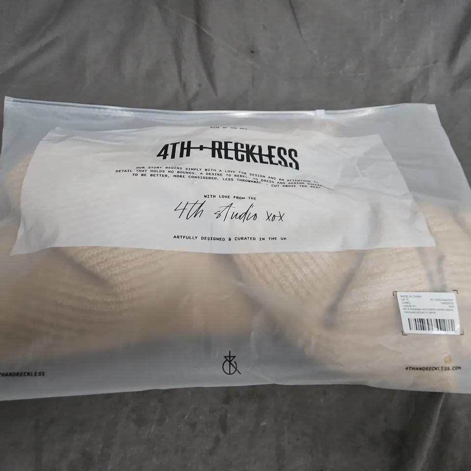 4TH + RECKLESS WOOL BLEND JUMPER - SIZE 10