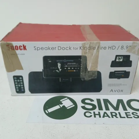 AVOX SPEAKER DOCK FOR KINDLE FIRE HD 8.9-INCH – BOXED