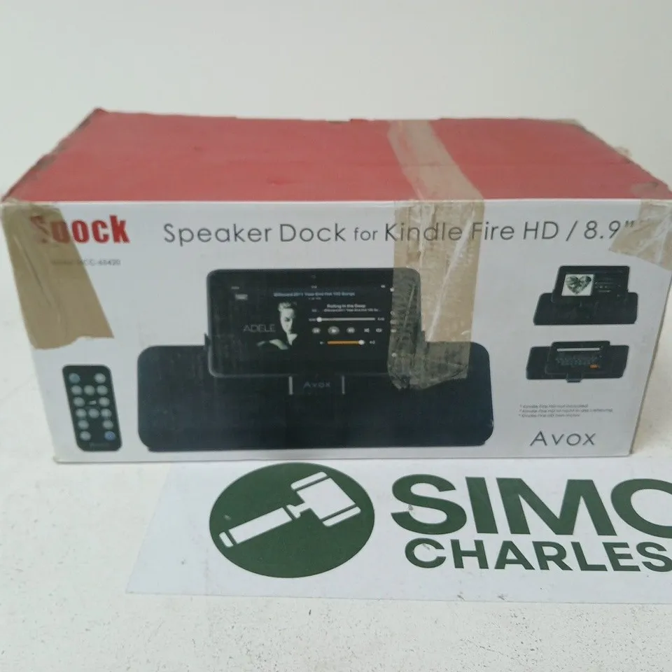 AVOX SPEAKER DOCK FOR KINDLE FIRE HD 8.9-INCH – BOXED