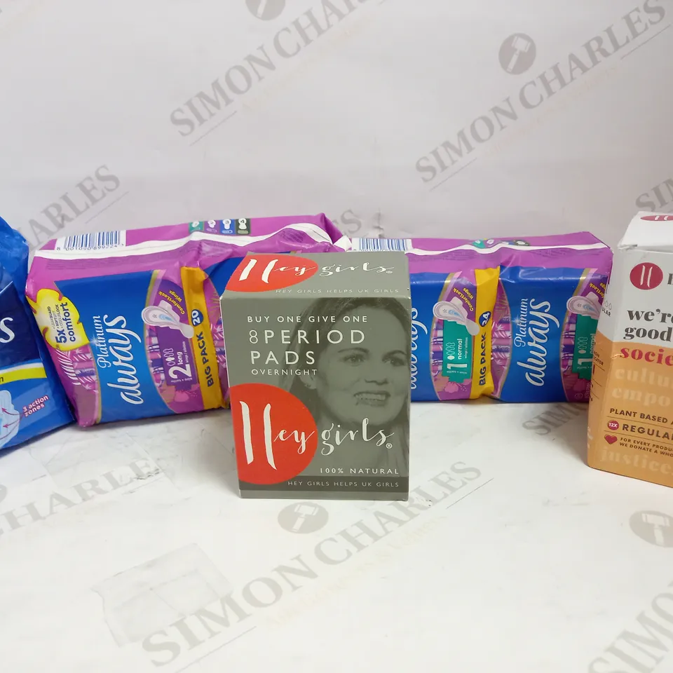 LOT OF 16 ASSORTED PERIOD PRODUCTS