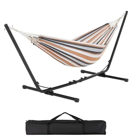 BOXED DOUBLE CLASSIC HAMMOCK WITH STAND