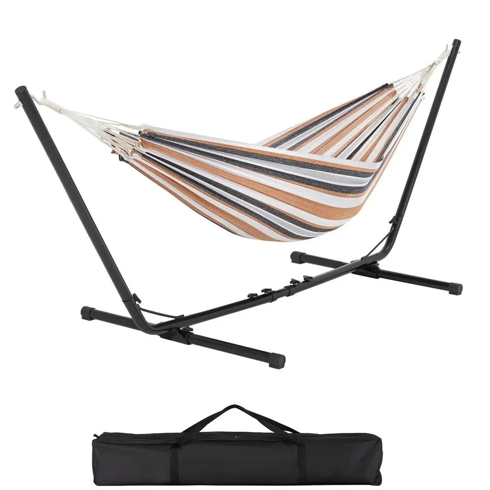 BOXED DOUBLE CLASSIC HAMMOCK WITH STAND