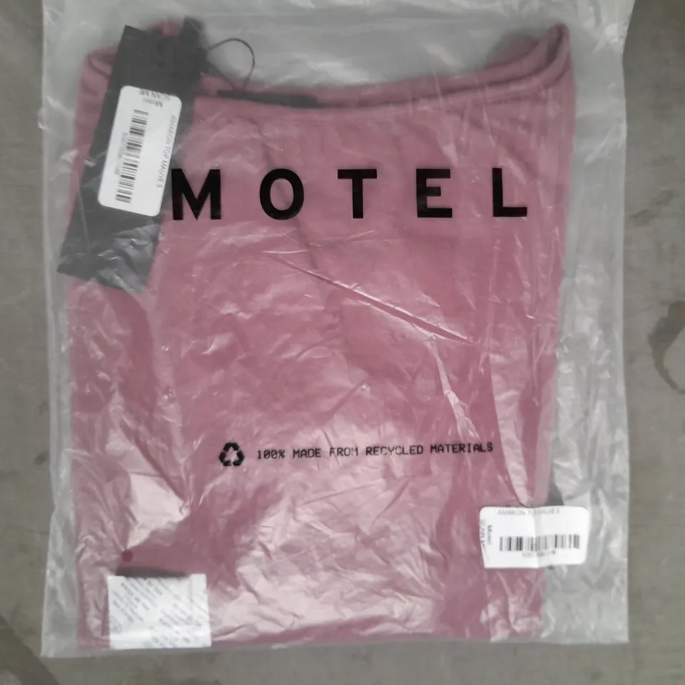 MOTEL AMABON TOP IN MAUVE SIZE SMALL