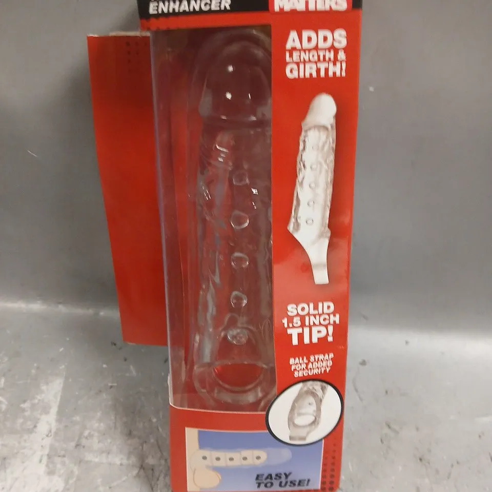 BOXED SIZE MATTERS CLEARLY AMPLE 1.5" PENIS ENHANCER