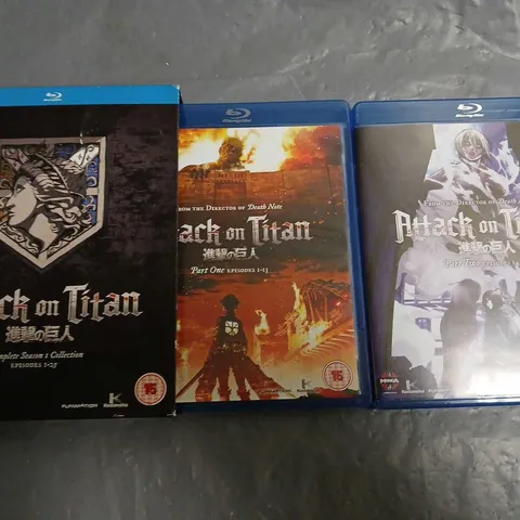 ATTACK ON TITAN COMPLETE SEASON 1 COLLECTION BLUE RAY