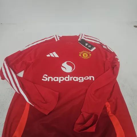 MANCHESTER UNITED HOME FOOTBALL JERSEY – UK L - MAINOO 37